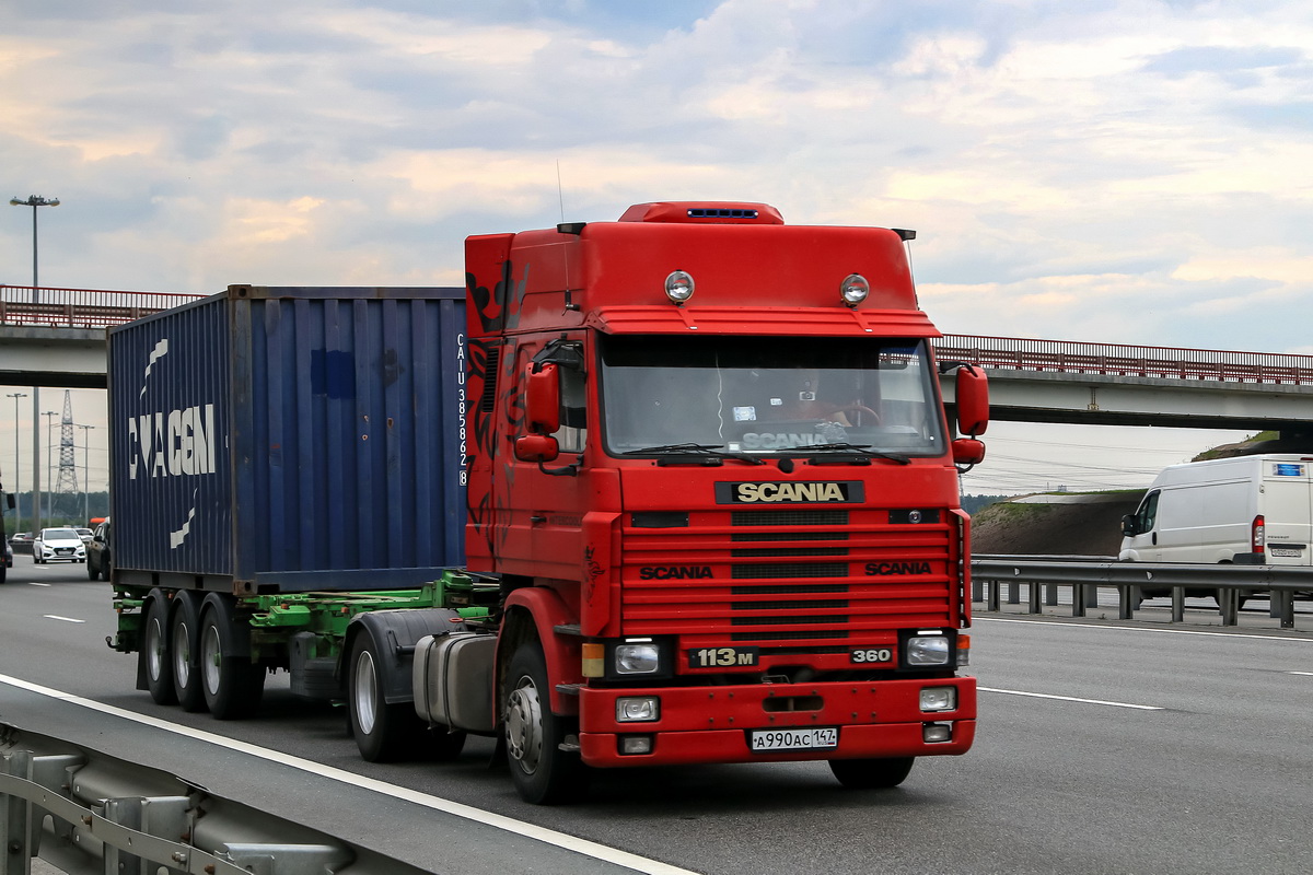 Ленинградская область, № А 990 АС 147 — Scania (II) R113M