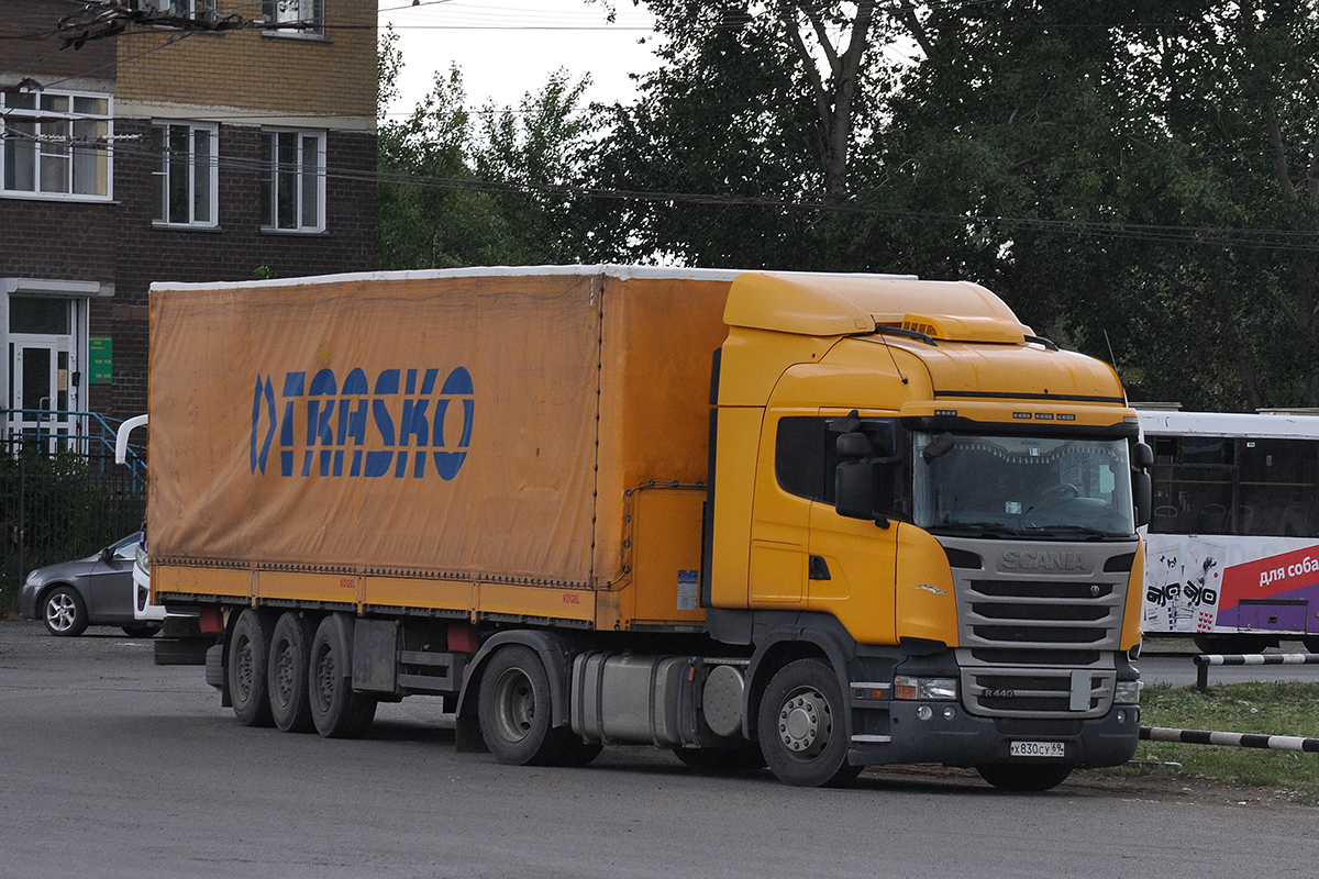 Тверская область, № Х 830 СУ 69 — Scania ('2013) R440