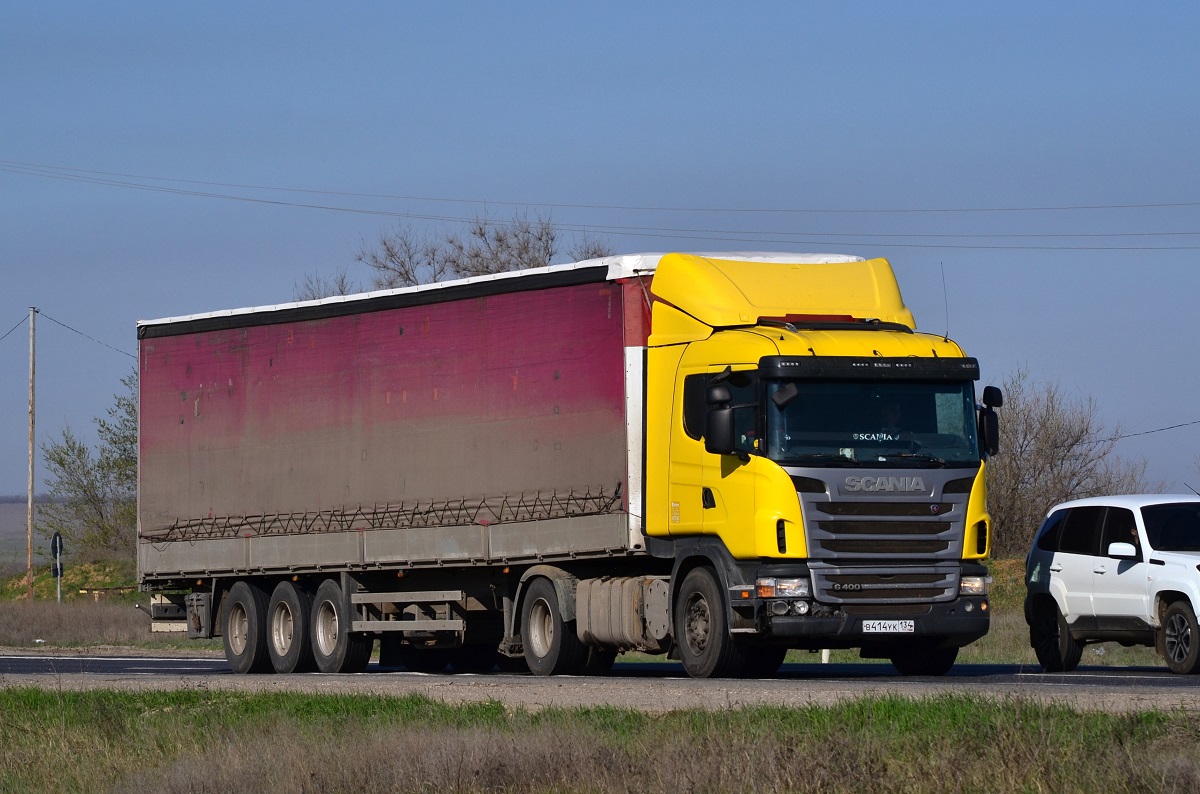 Волгоградская область, № В 414 УК 134 — Scania ('2009) G400