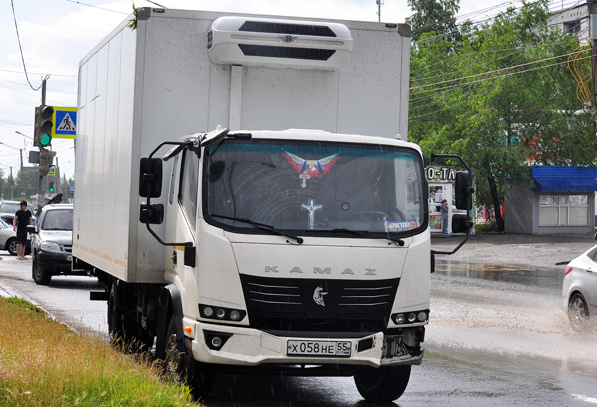 Омская область, № Х 058 НЕ 55 — КамАЗ-43089-F5 "Компас 9"