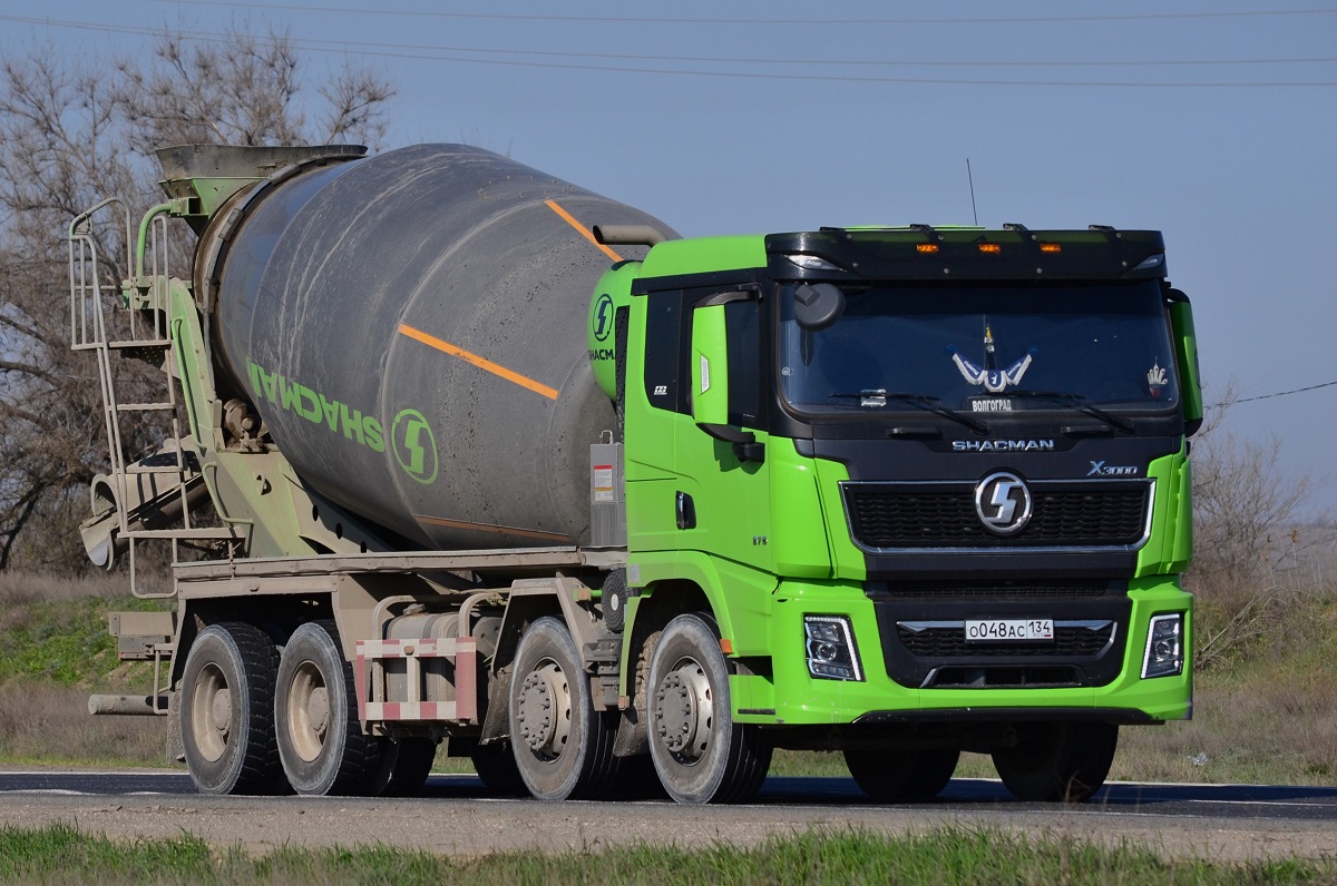Волгоградская область, № О 048 АС 134 — Shaanxi Shacman X3000 SX5318