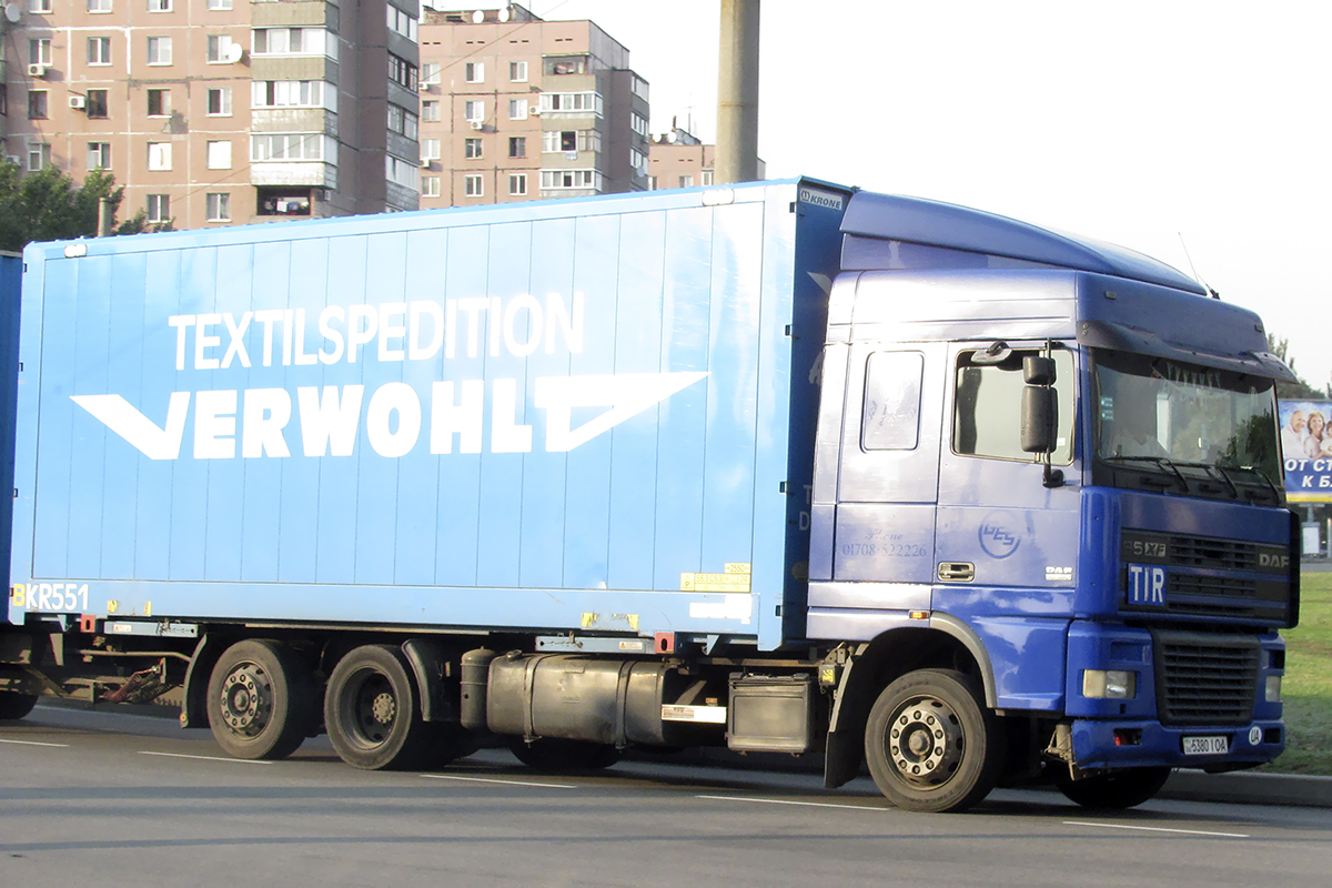Житомирская область, № 5380 ІОА — DAF 95XF FAR