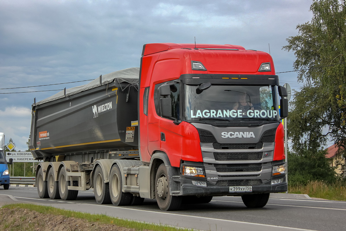 Московская область, № К 399 ХУ 750 — Scania ('2016) G440