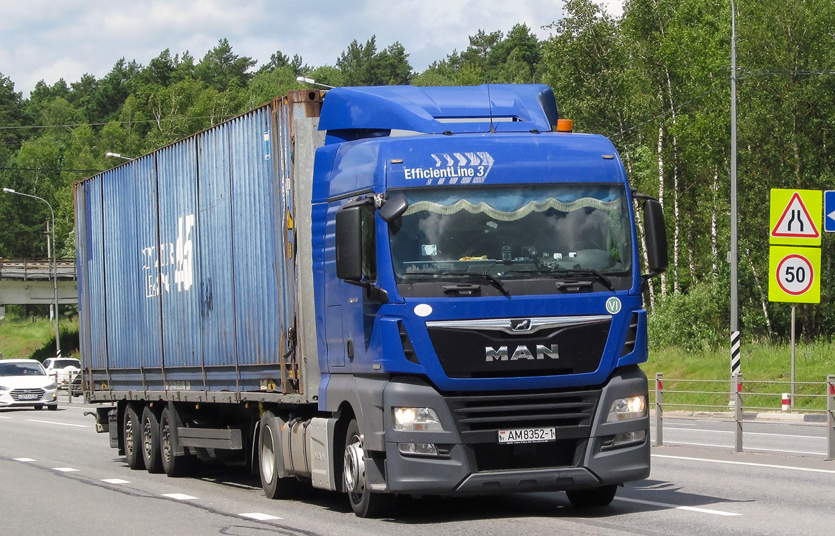 Брестская область, № АМ 8352-1 — MAN TGX ('2016) 18.460