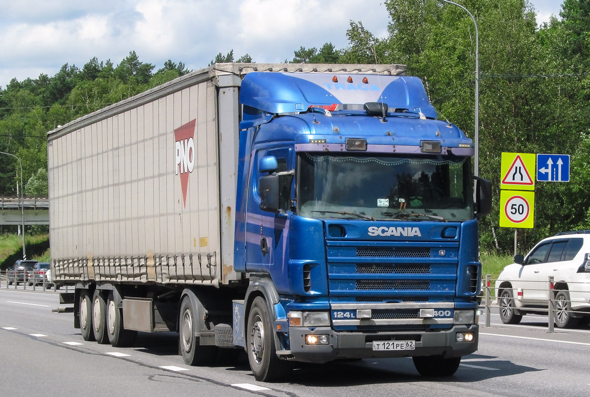 Рязанская область, № Т 121 РЕ 62 — Scania ('1996) R114L