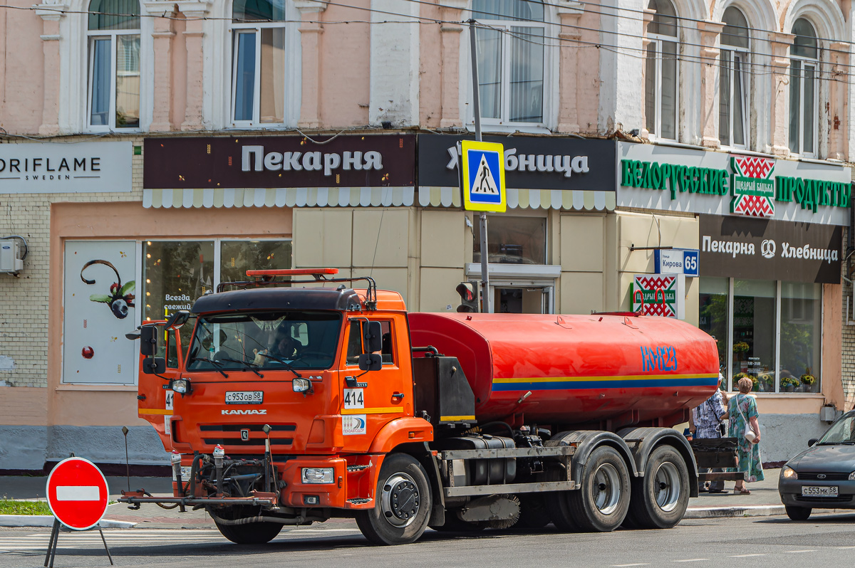 Пензенская область, № С 953 ОВ 58 — КамАЗ-65115 [651150]
