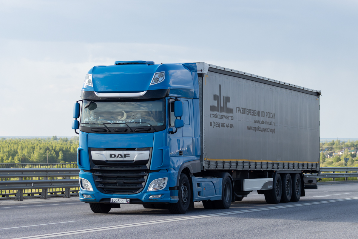 Московская область, № Е 005 СС 150 — DAF XF Euro6 FT