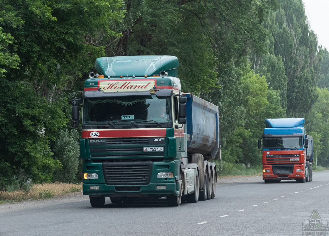 Киргизия, № 08 751 ALM — DAF XF95 FT