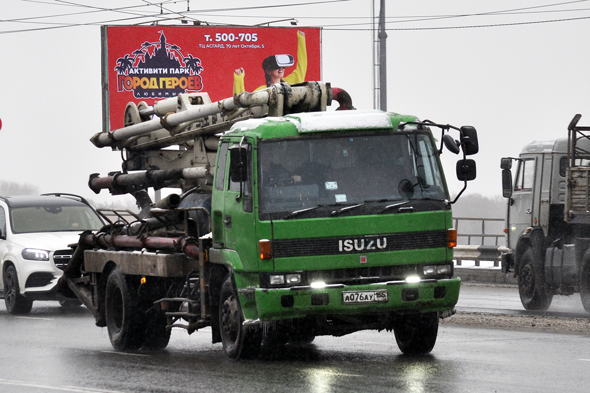 Омская область, № А 076 АУ 155 — Isuzu Giga (общая модель)