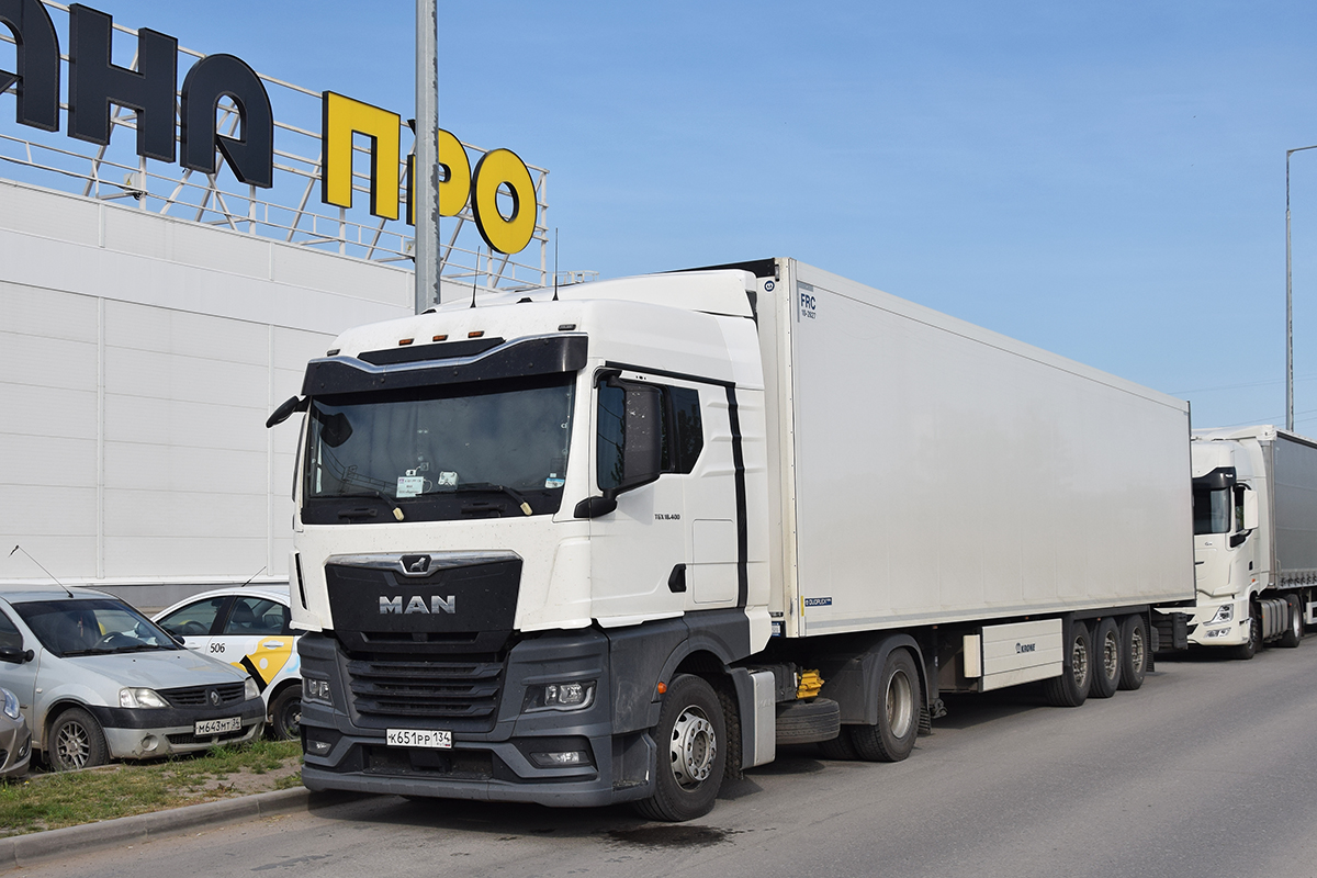 Волгоградская область, № К 651 РР 134 — MAN TGX ('2020) 18.400