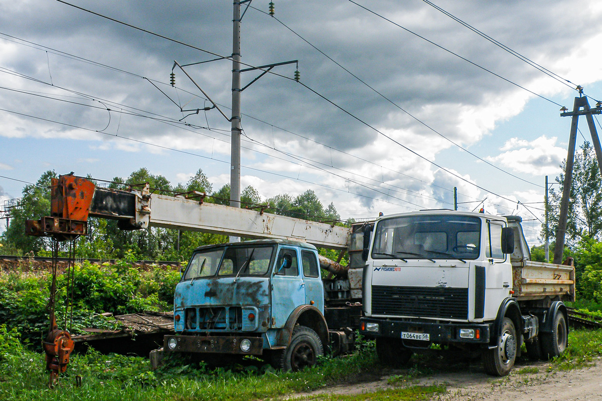 Пензенская область, № Т 064 ВЕ 58 — МАЗ-5551A2