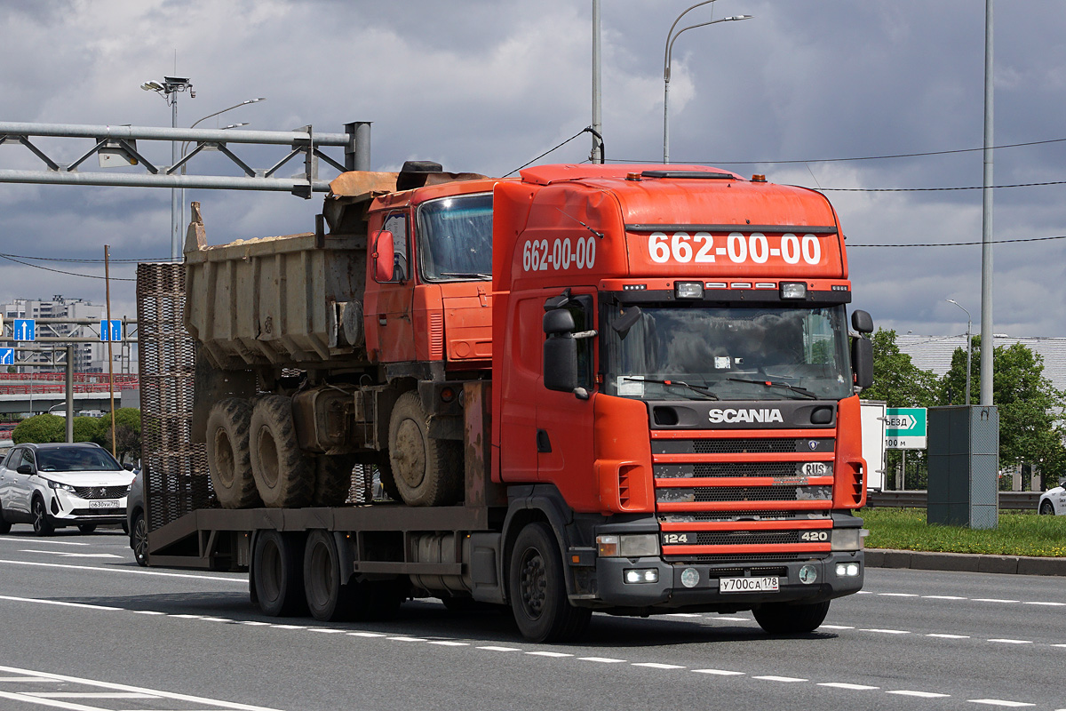 Санкт-Петербург, № У 700 СА 178 — Scania ('1996) R124L