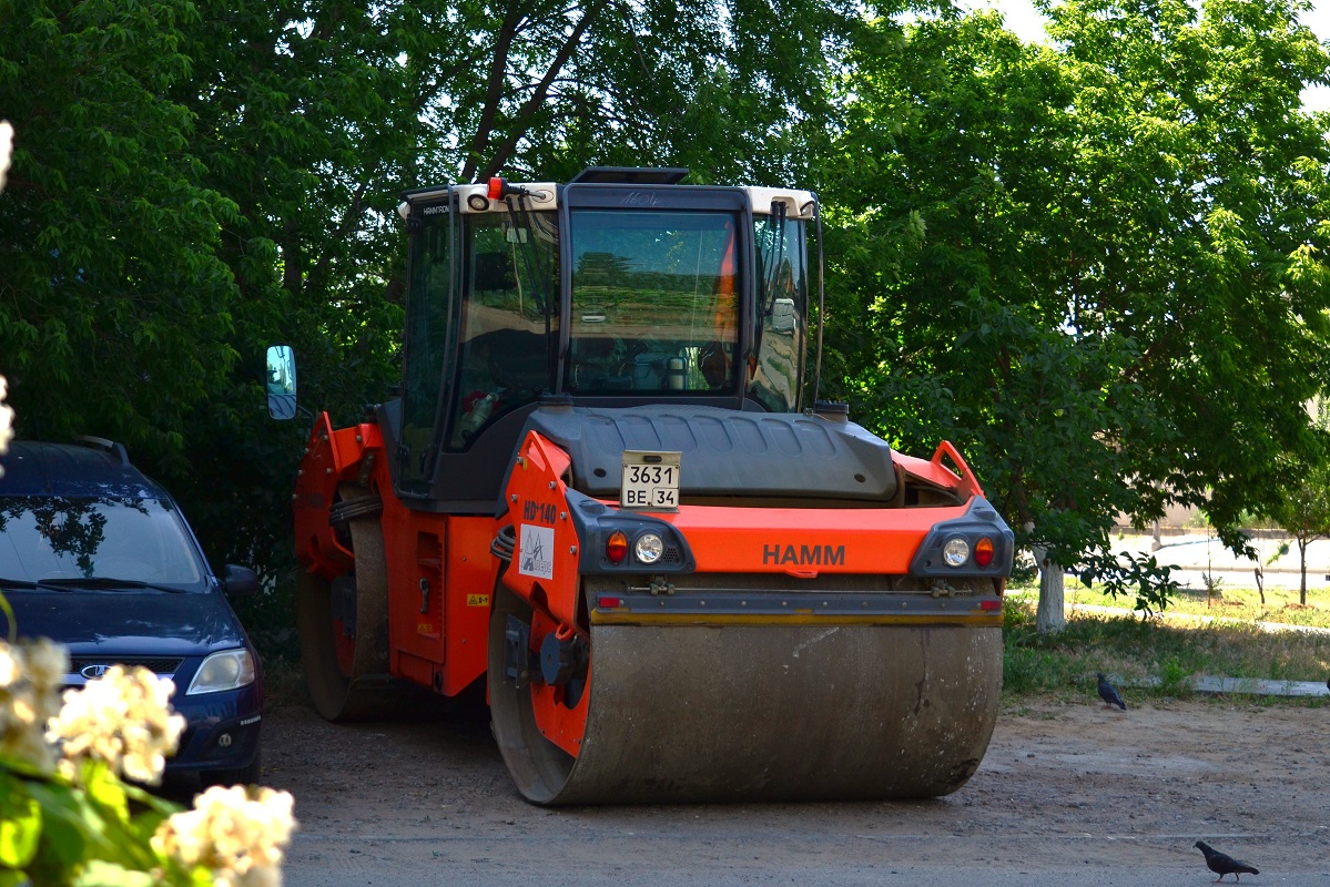 Волгоградская область, № 3631 ВЕ 34 — Hamm HD+ 140 VV