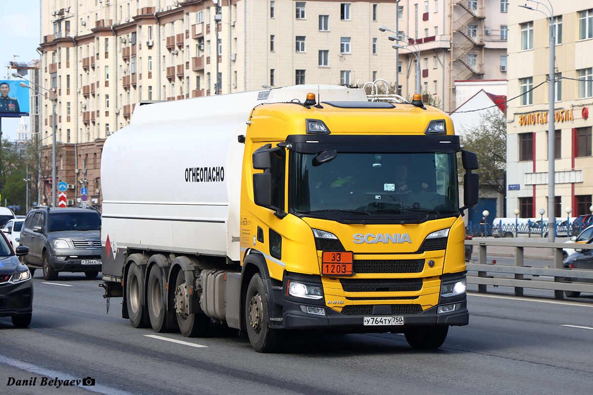 Московская область, № У 764 ТУ 750 — Scania ('2016) P410