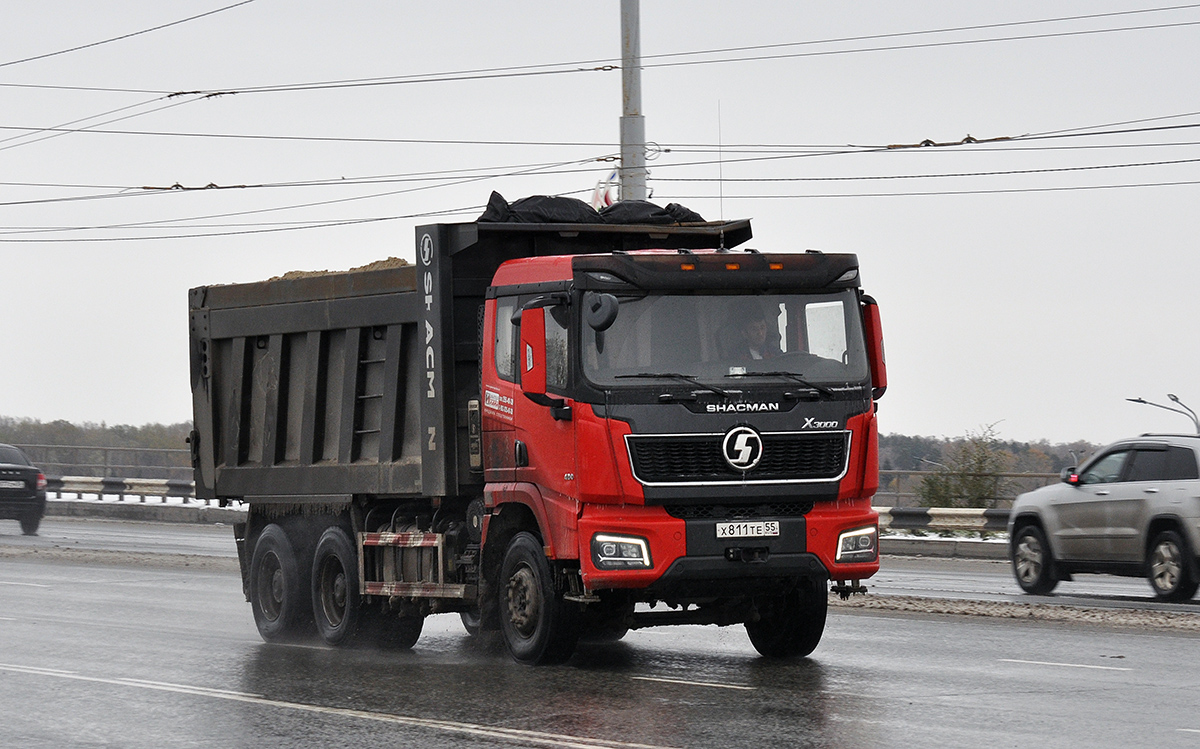 Омская область, № Х 811 ТЕ 55 — Shaanxi Shacman X3000 SX3258
