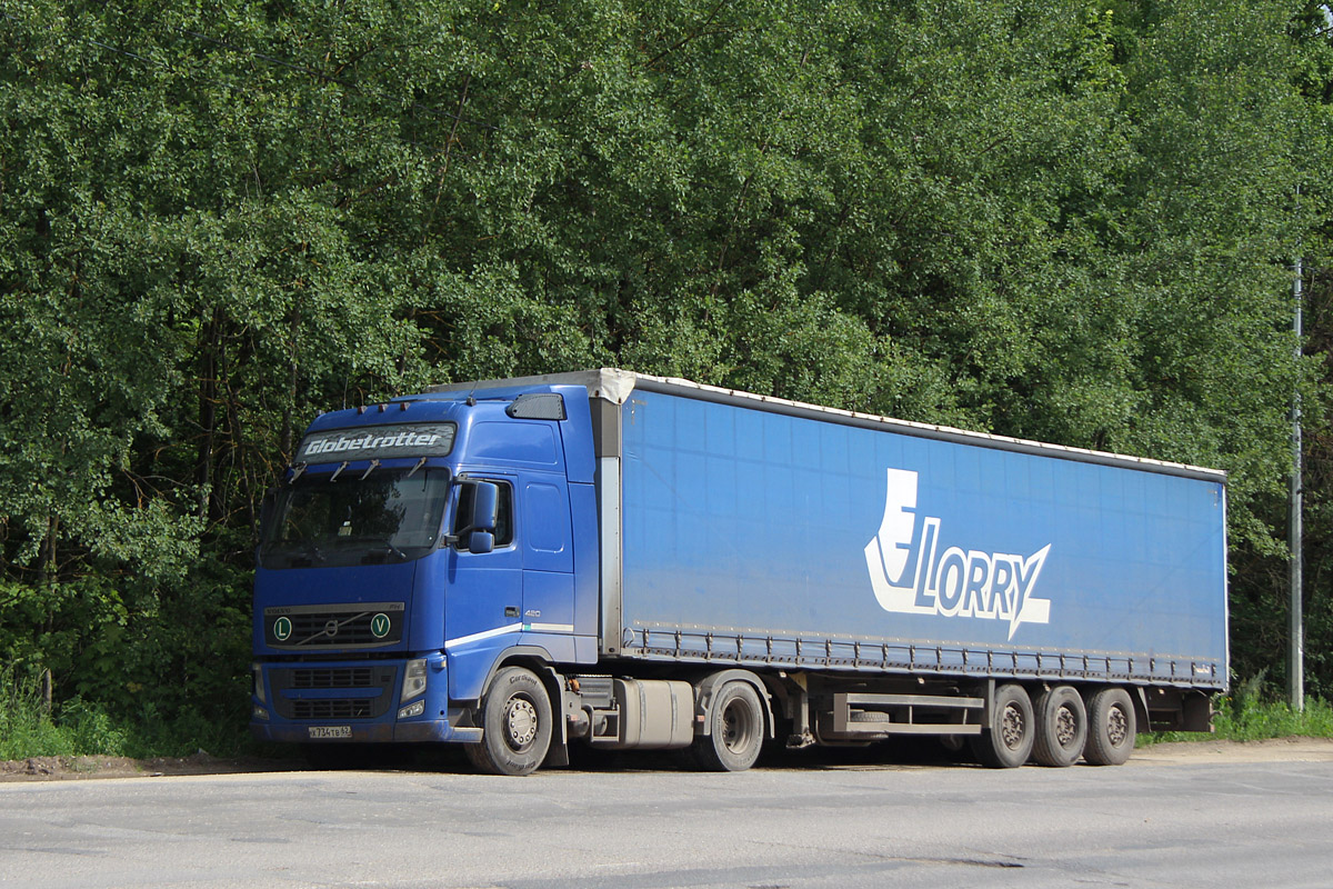 Рязанская область, № Х 734 ТВ 62 — Volvo ('2008) FH.420
