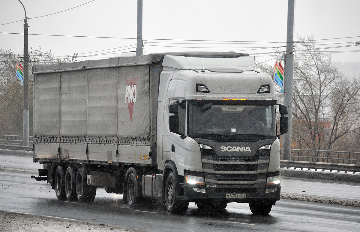 Омская область, № Х 873 АС 55 — Scania ('2016) G440