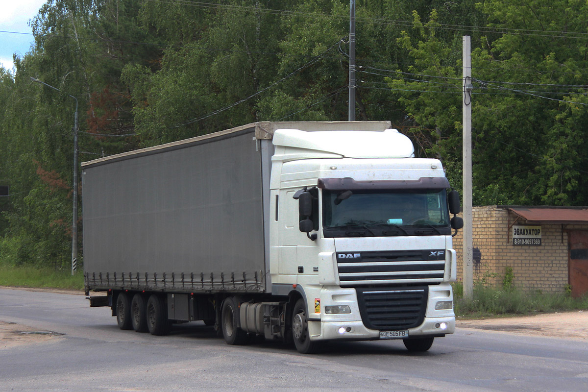Узбекистан, № 50 E 505 FB — DAF XF105 FT