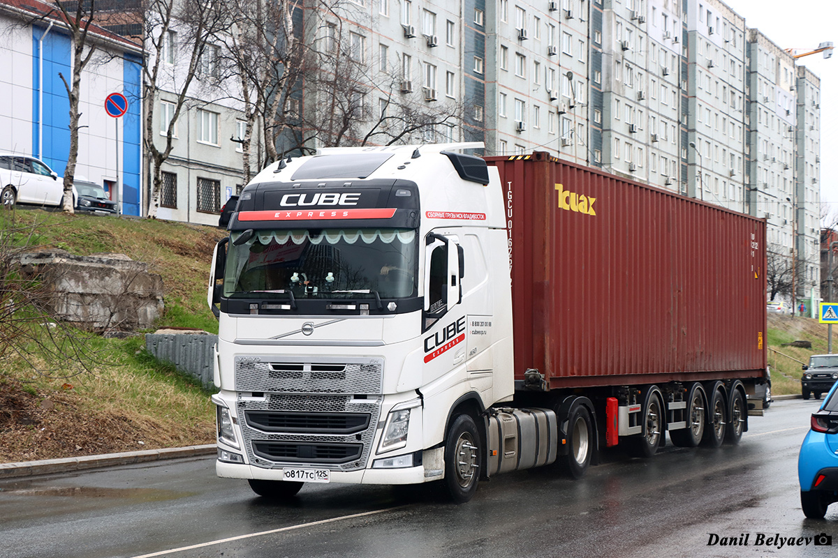 Приморский край, № О 817 ТС 125 — Volvo ('2012) FH.460 [X9P]