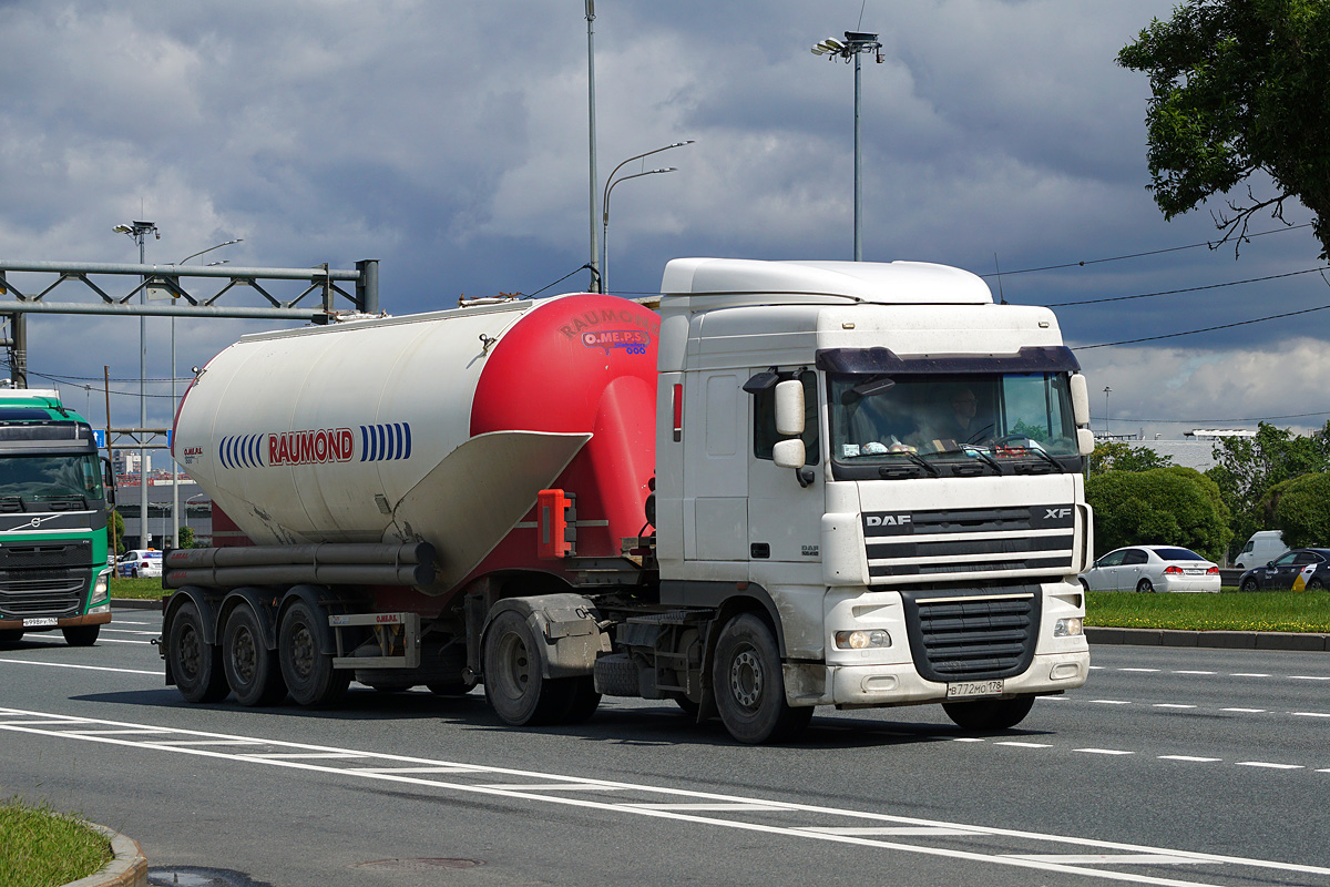 Санкт-Петербург, № В 772 МО 178 — DAF XF105 FT