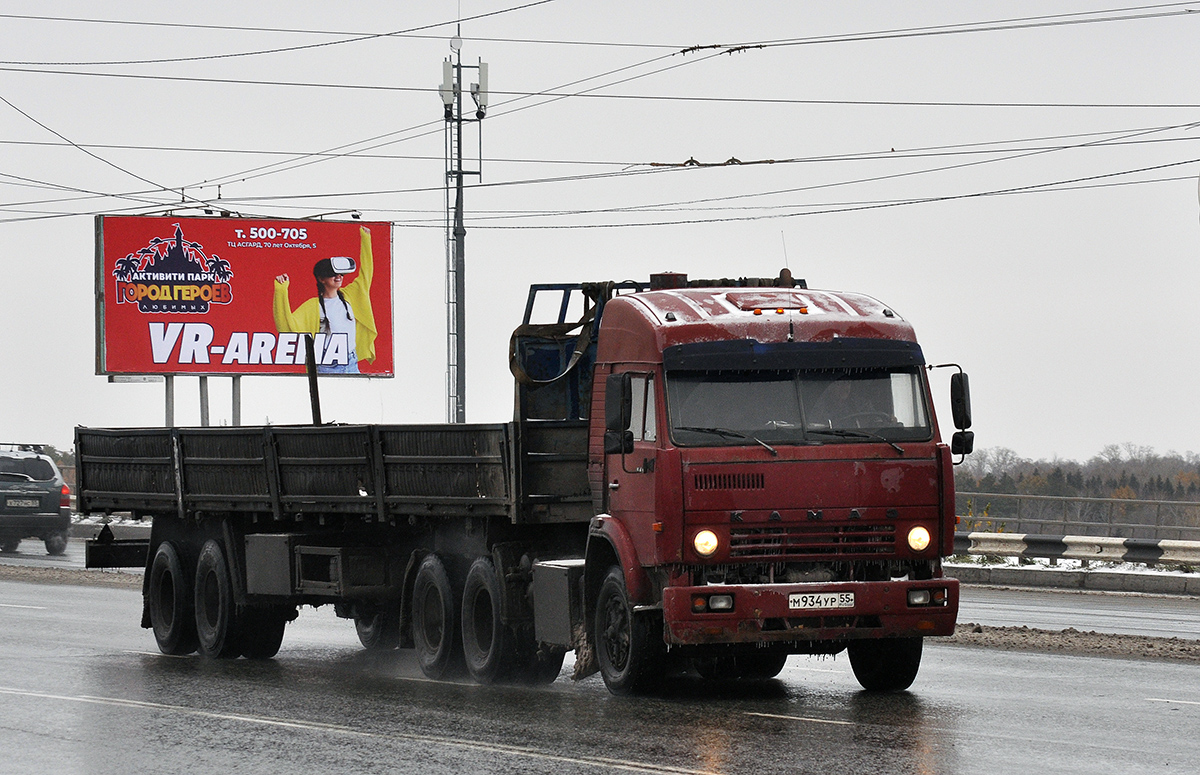Омская область, № М 934 УР 55 — КамАЗ-5410