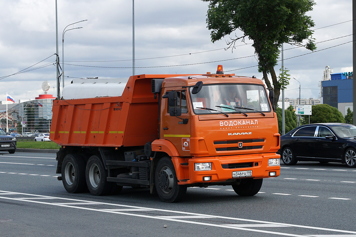 Санкт-Петербург, № Н 346 РА 198 — КамАЗ-65115-A5(48)