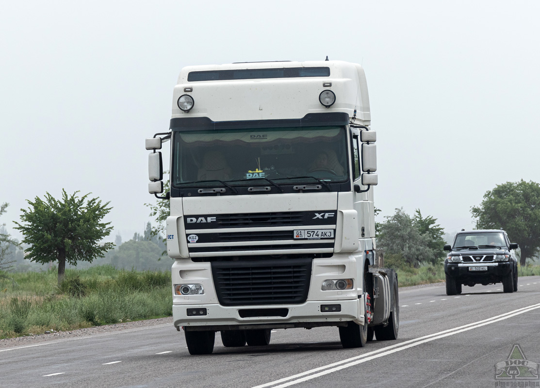 Киргизия, № 01 574 AKJ — DAF XF95 FT