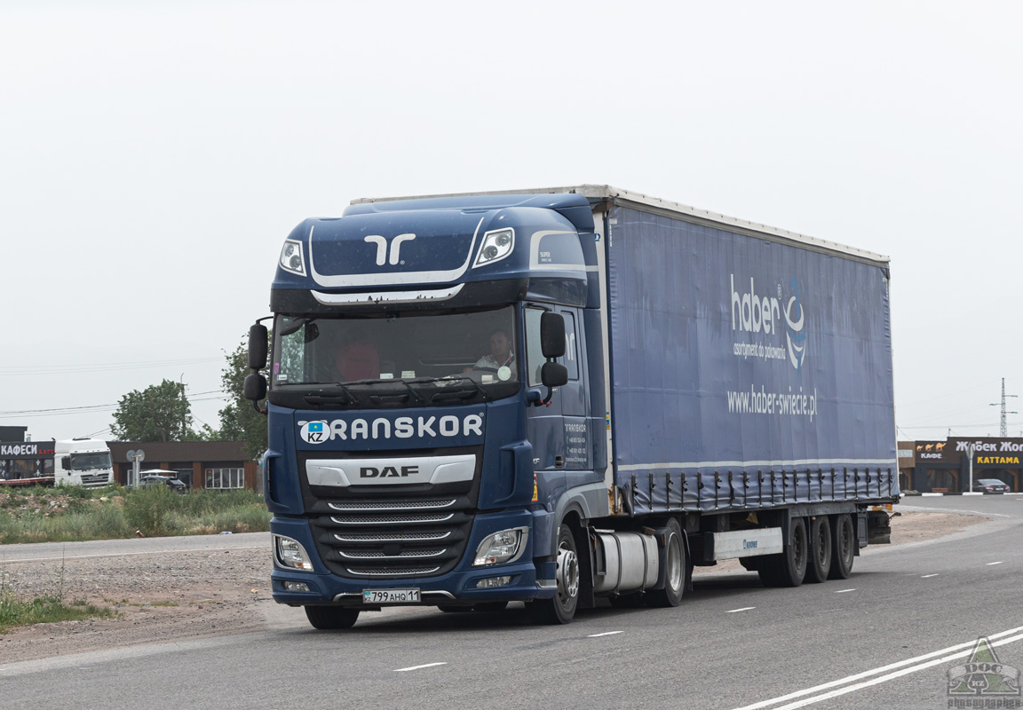 Кызылординская область, № 799 AHQ 11 — DAF XF Euro6 FT