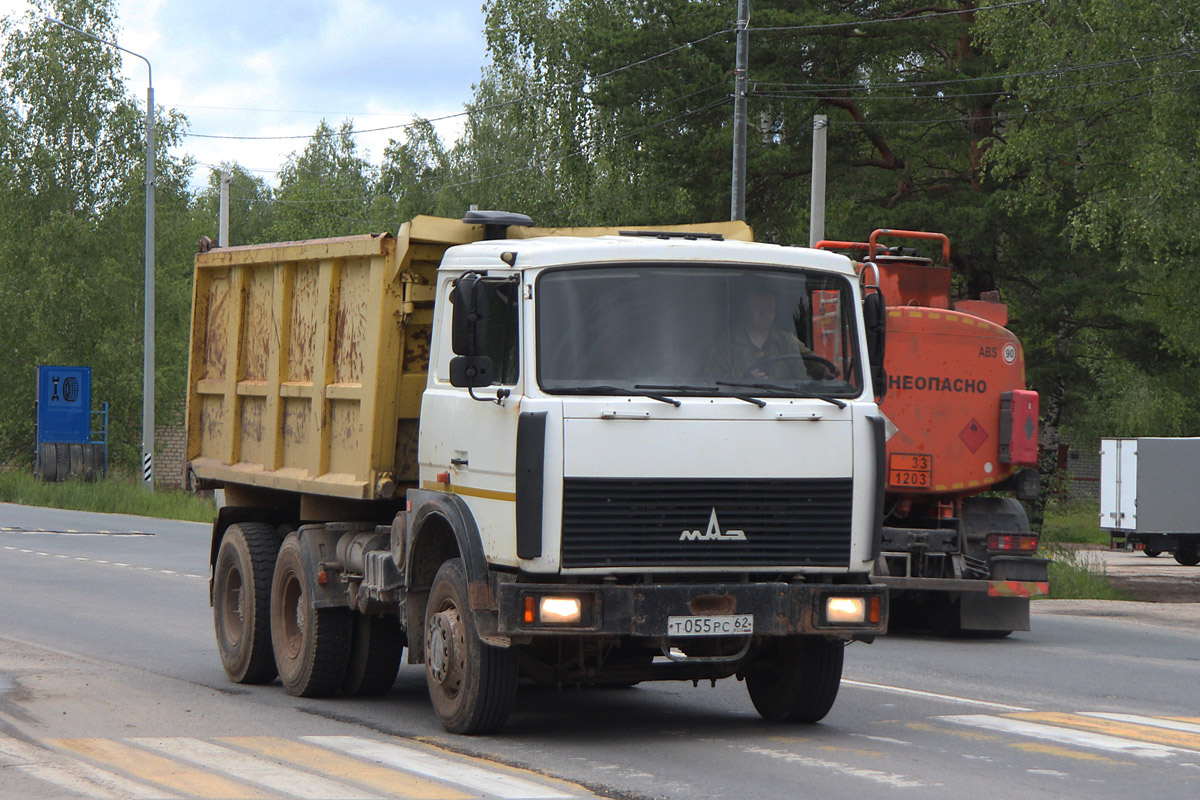Рязанская область, № Т 055 РС 62 — МАЗ-551605