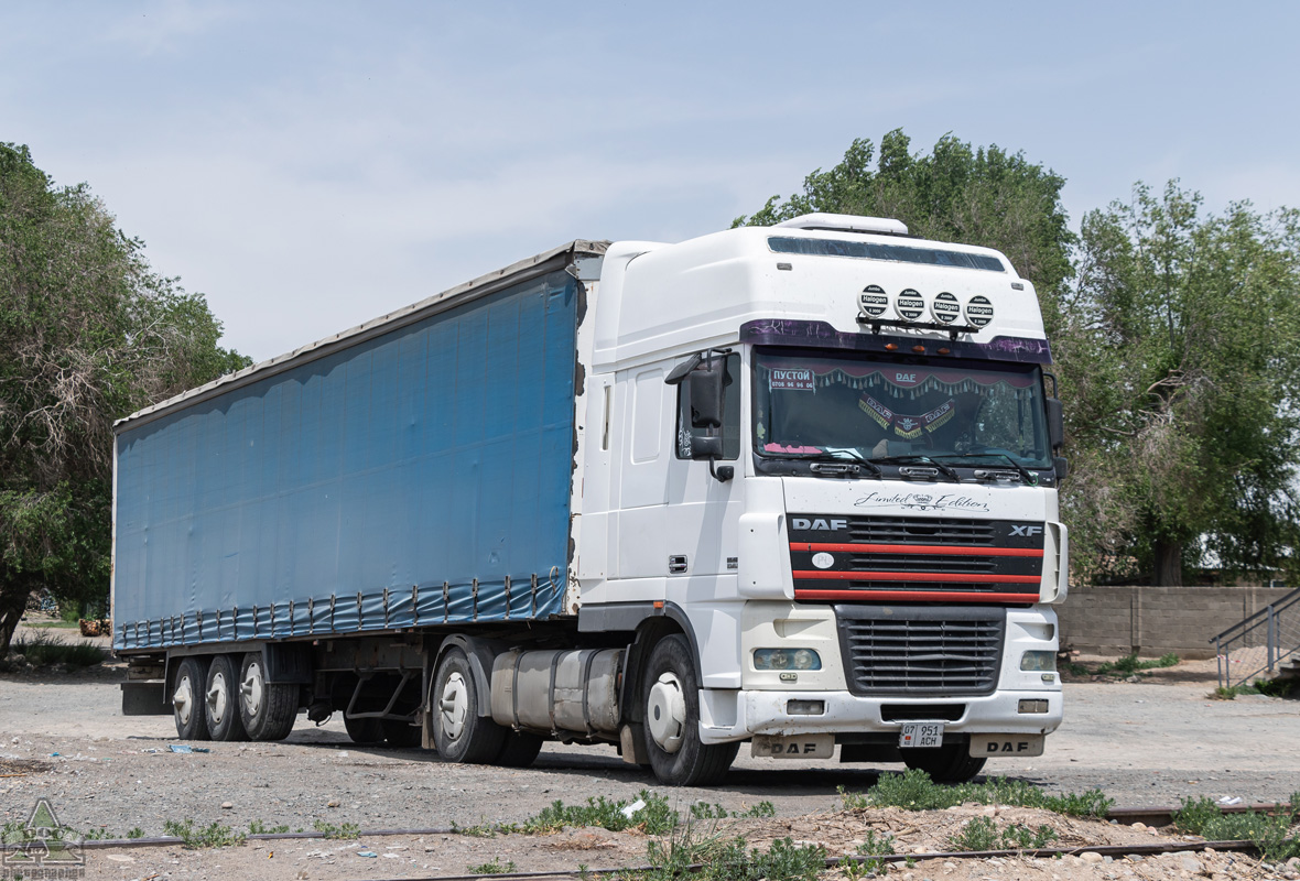 Киргизия, № 07 951 ACH — DAF XF95 FT