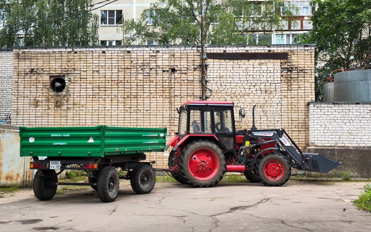 Тверская область, № 0085 ТУ 69 — 2ПТС-4 (общая модель); Тверская область, № 0084 ТУ 69 — Беларус-82.1
