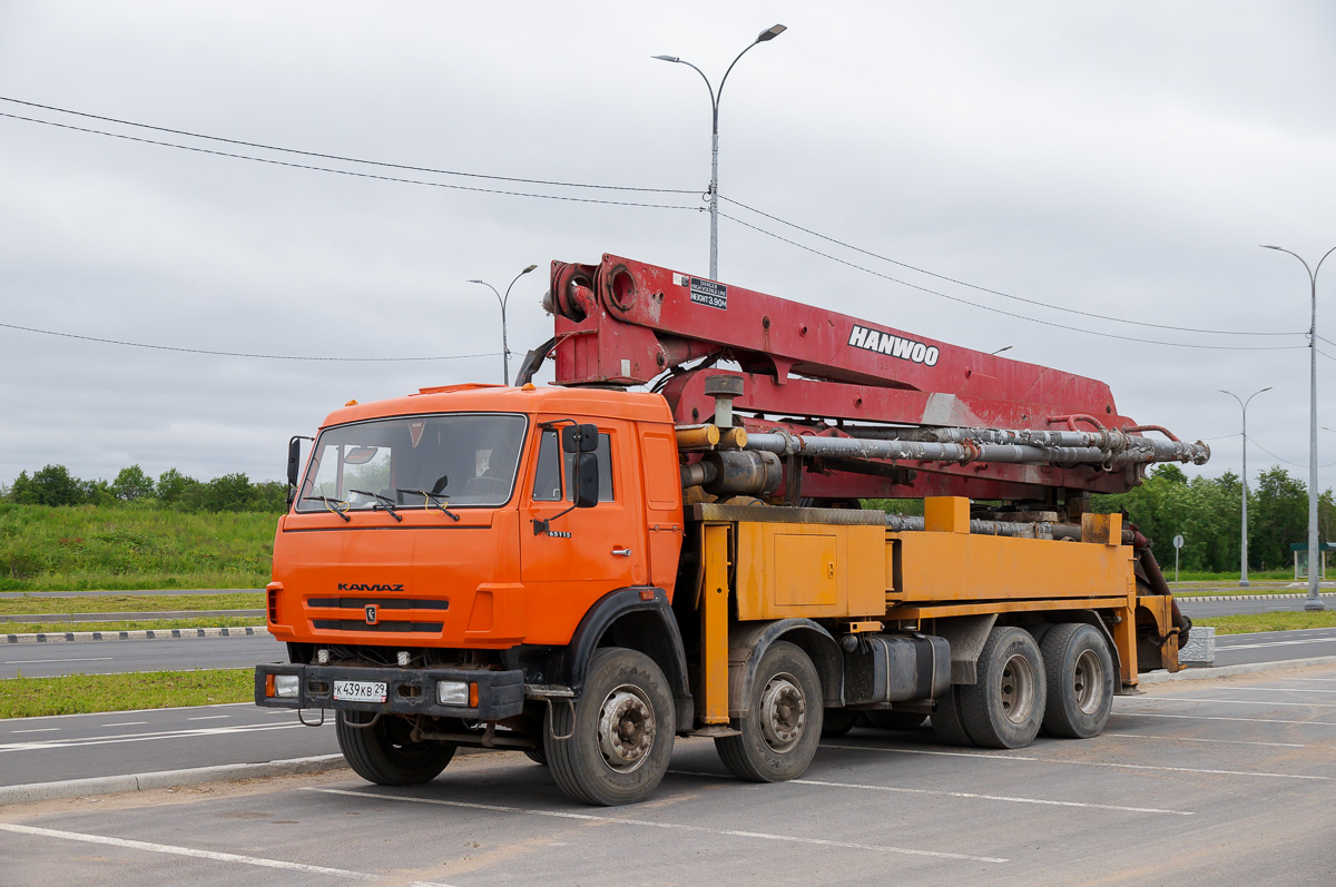 Архангельская область, № К 439 КВ 29 — КамАЗ-6540-10 [65400K]