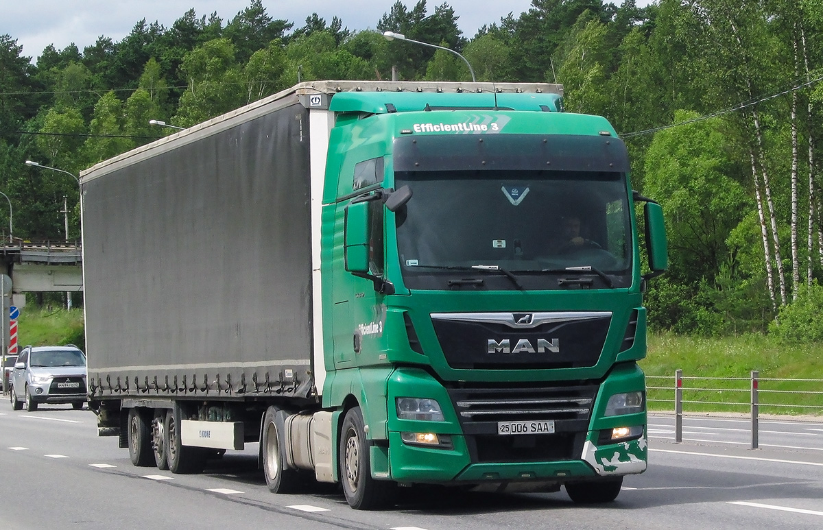 Узбекистан, № 25 006 SAA — MAN TGX ('2016) (Общая модель)