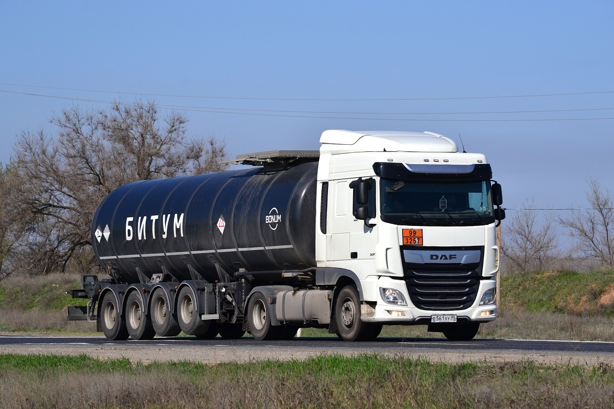 Чечня, № Е 561 ХУ 95 — DAF XF Euro6 FT