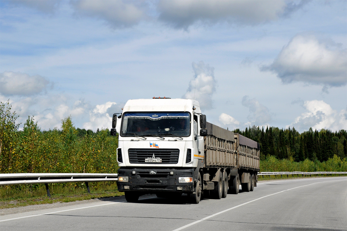 Алтайский край, № Н 655 РЕ 174 — МАЗ-6312A9