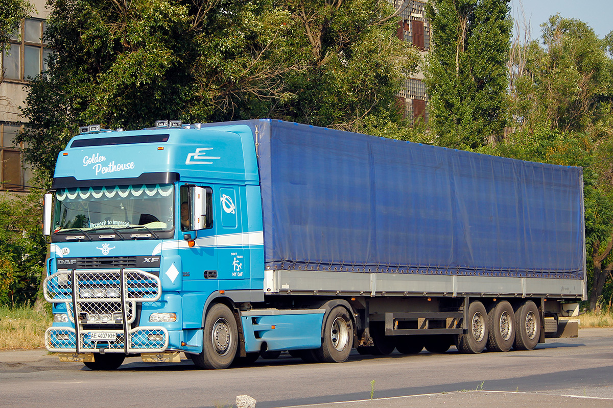 Днепропетровская область, № АЕ 4607 КН — DAF XF95 FT