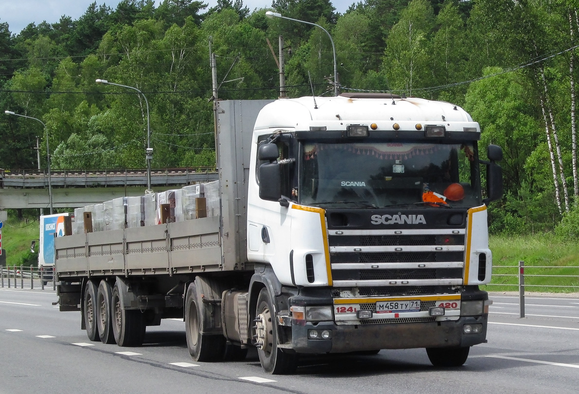 Тульская область, № М 458 ТУ 71 — Scania ('1996) R124L