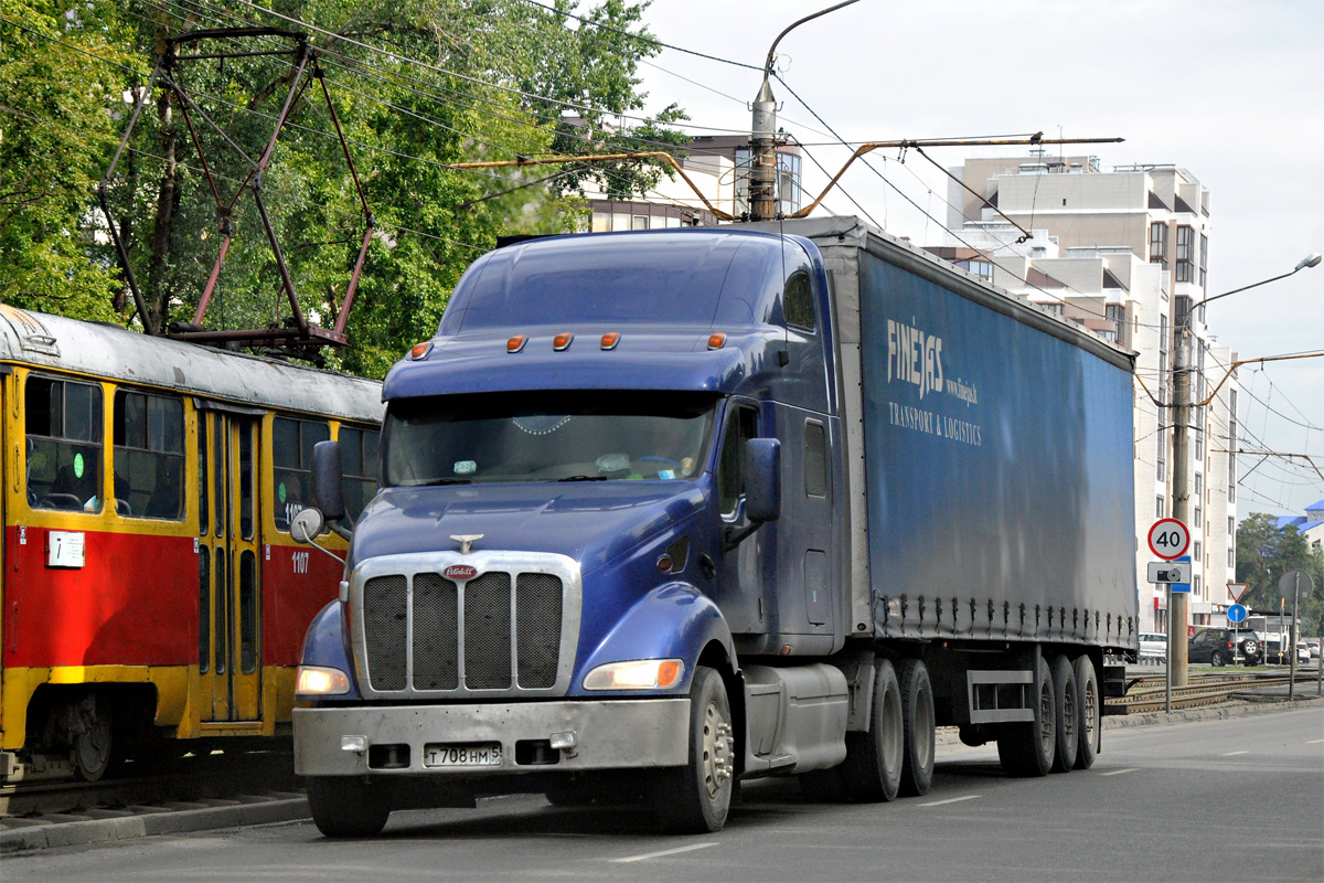 Омская область, № Т 708 НМ 55 — Peterbilt 387