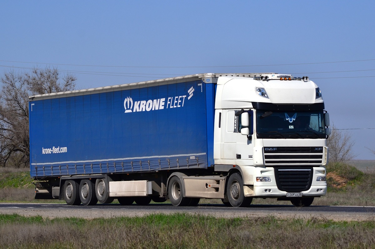 Пензенская область, № С 269 АВ 58 — DAF XF105 FT