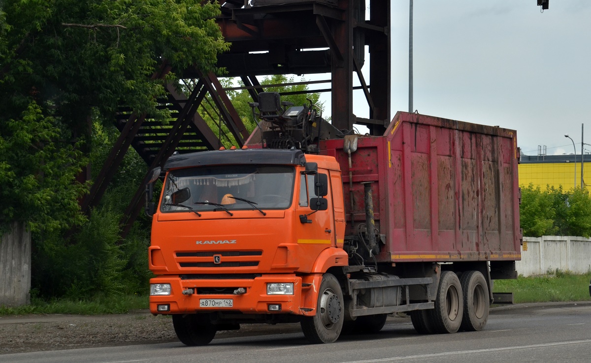 Кемеровская область, № А 870 МР 142 — КамАЗ-65115-50