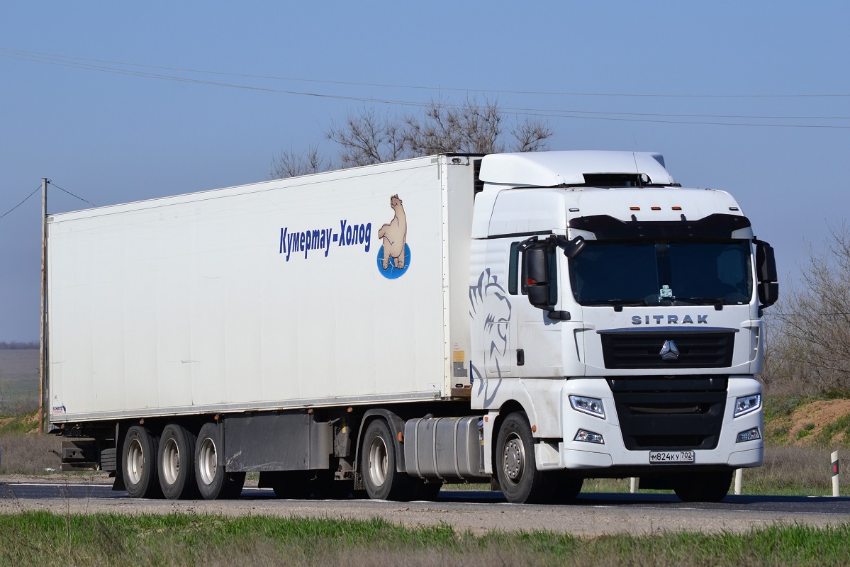 Башкортостан, № М 824 КУ 702 — Sitrak C7H ZZ4186