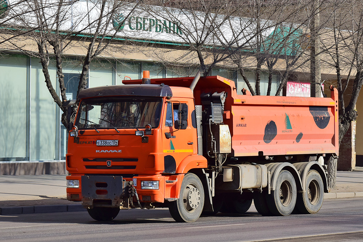 Волгоградская область, № Е 338 ОС 134 — КамАЗ-65115-A5(48)