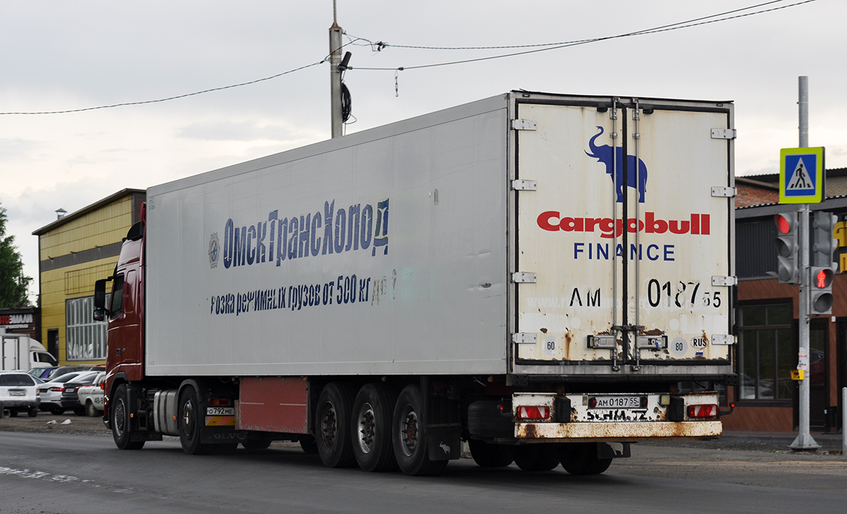 Омская область, № АМ 0187 55 — Schmitz Cargobull S.KO (SCB*S3B) общ.мод