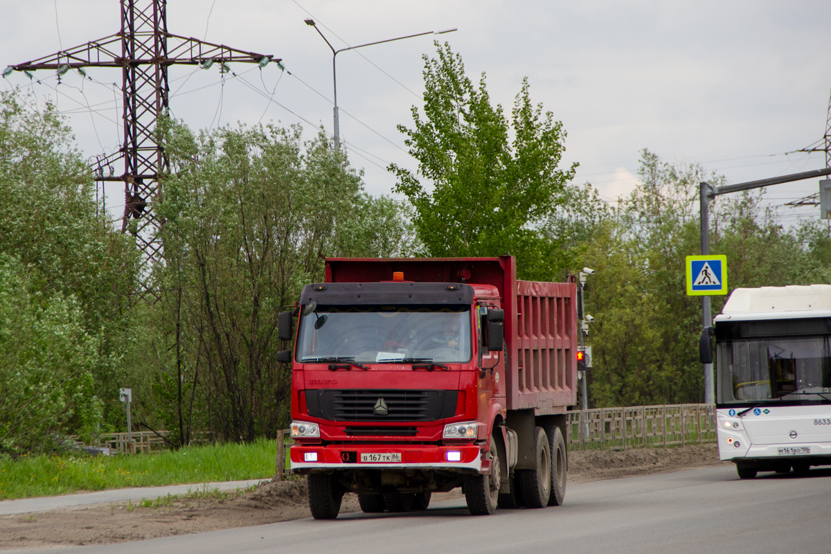 Ханты-Мансийский автоном.округ, № В 167 ТК 86 — Howo HW ZZ3327