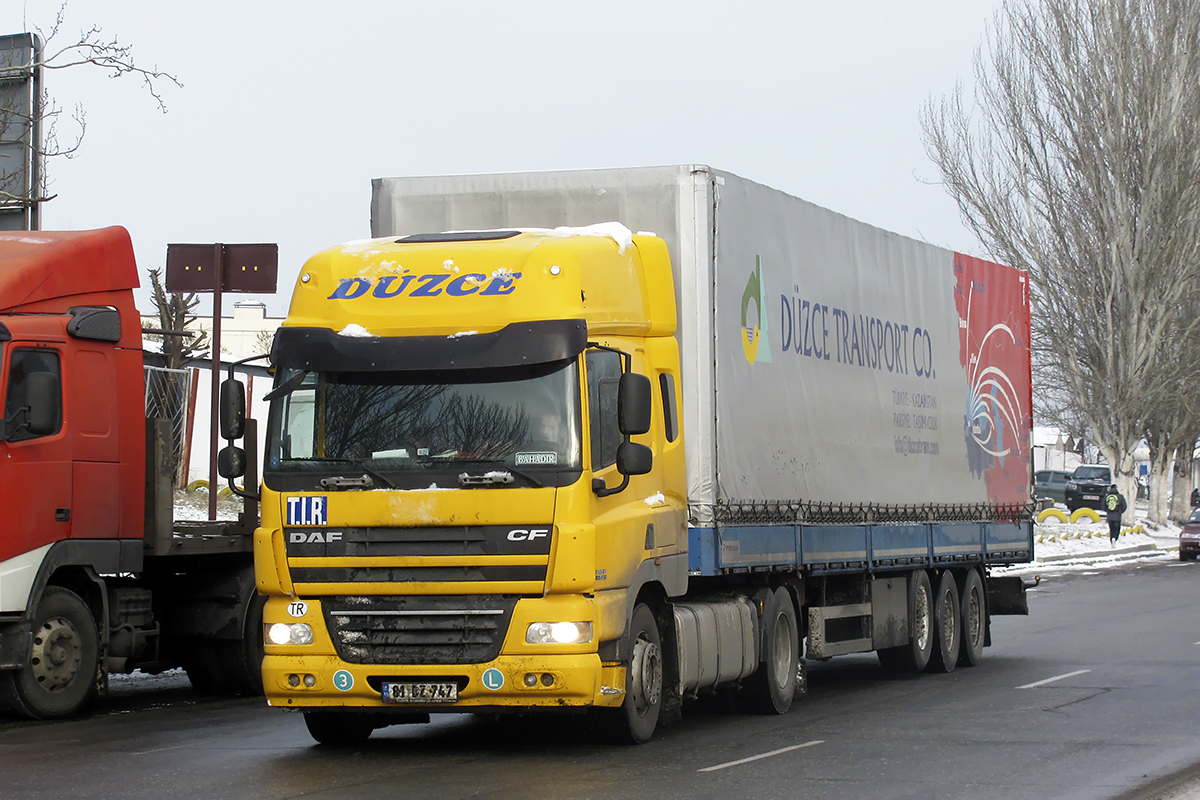 Турция, № 81 DZ 747 — DAF CF85 FT
