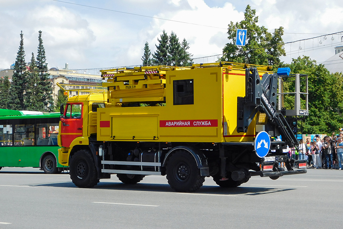 Новосибирская область, № Р 727 ТА 154 — КамАЗ-43502-D5(66)