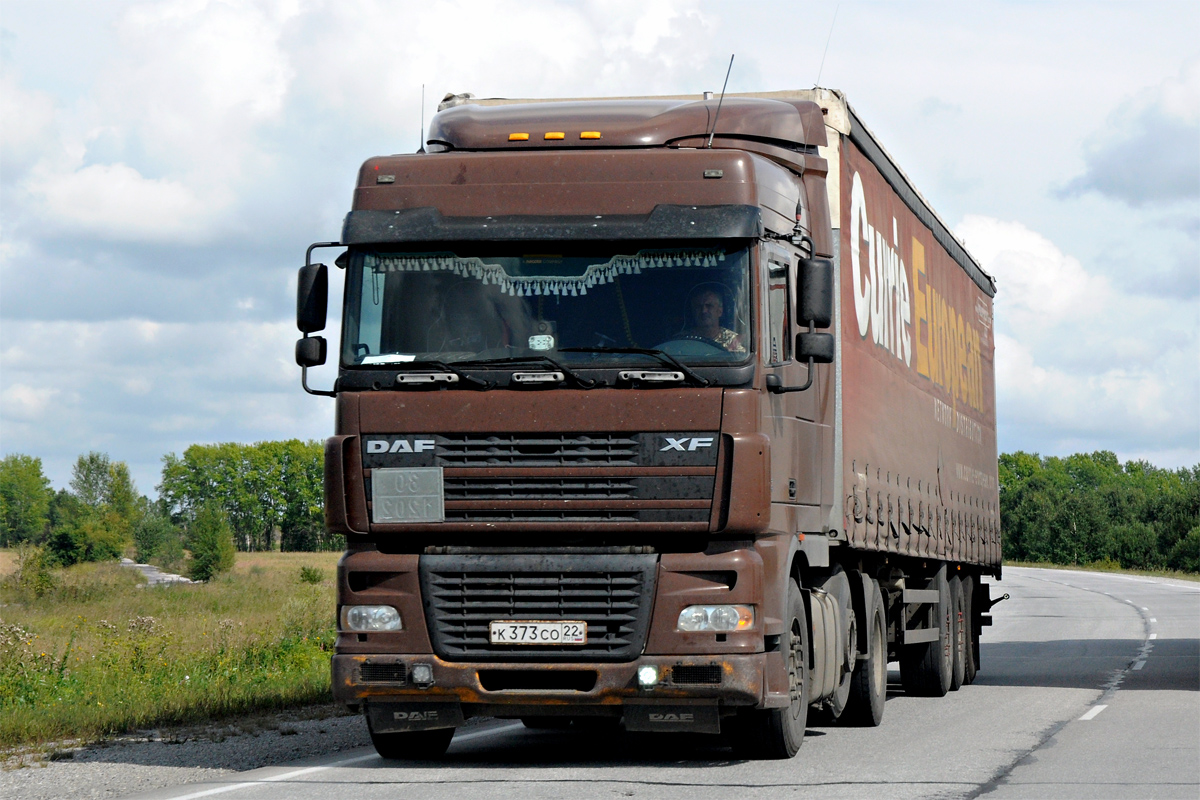 Алтайский край, № К 373 СО 22 — DAF 95XF FT