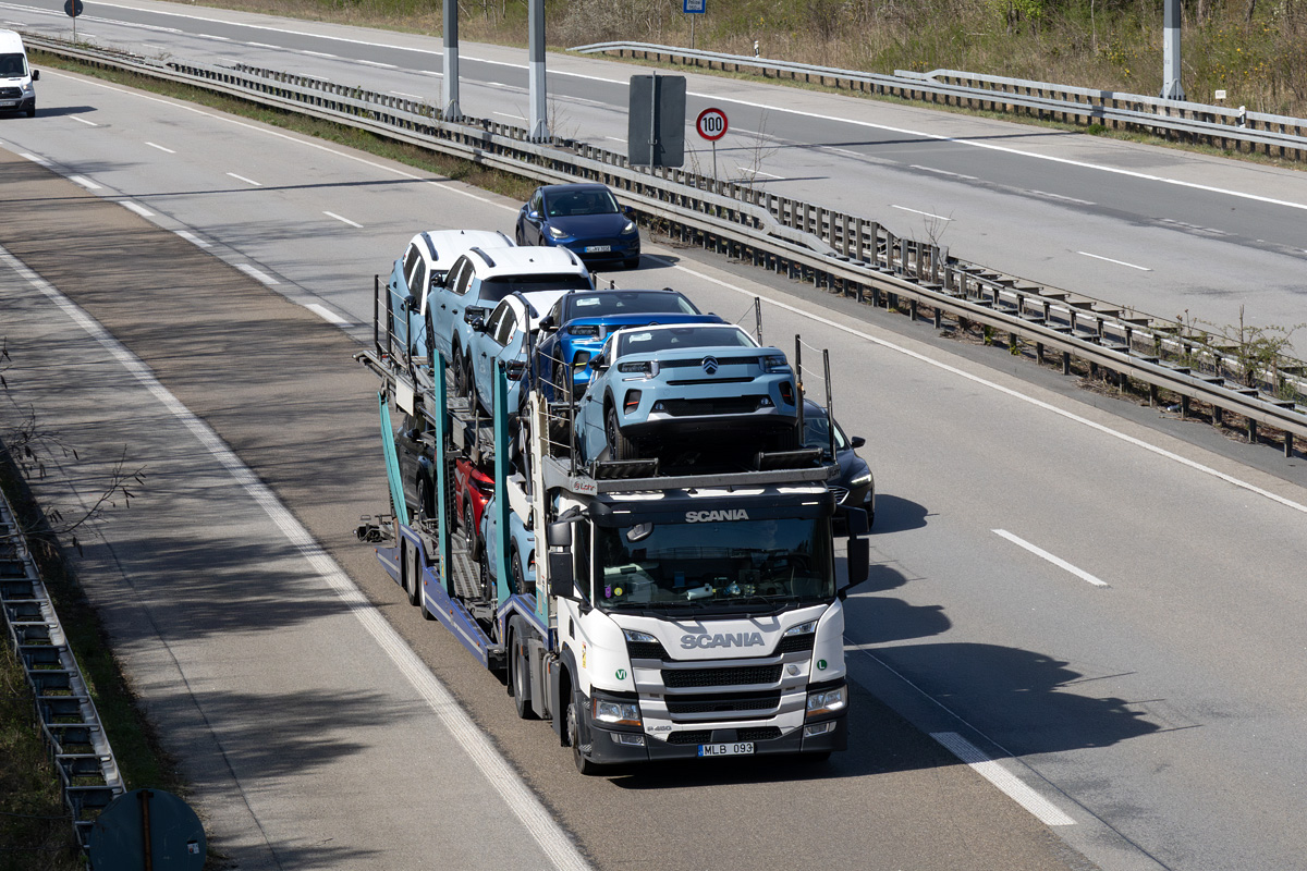 Литва, № MLB 093 — Scania ('2016) P450