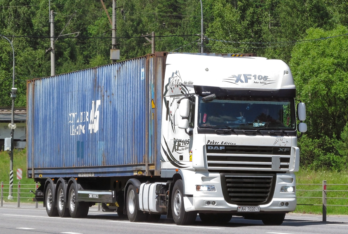 Брестская область, № АІ 7022-1 — DAF XF105 FT