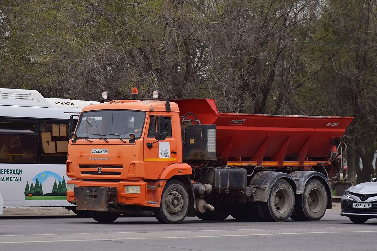 Волгоградская область, № А 795 АА 134 — КамАЗ-65115-A4(23)